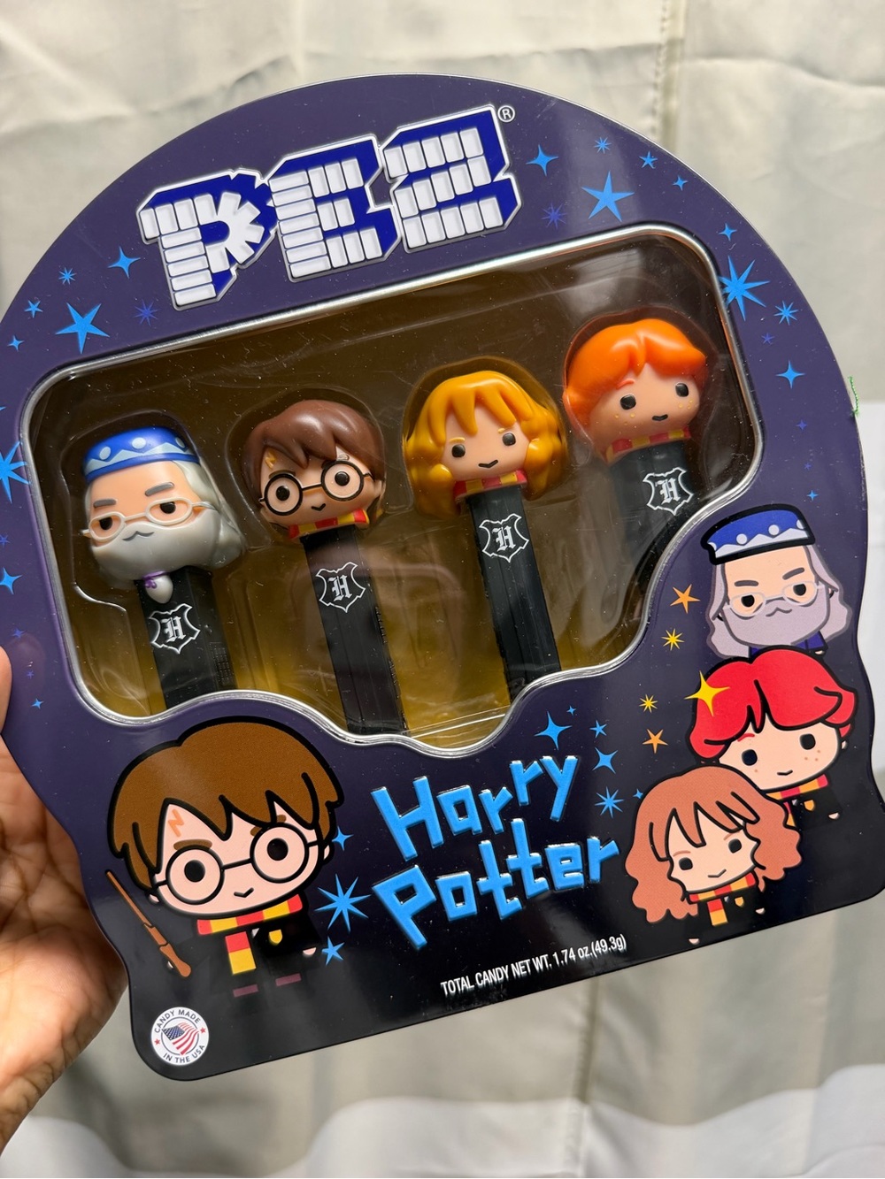 PEZ Harry Potter Character Candy Dispenser Set - Blue Packaging